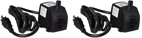 Jebao PP388/AP-388 Submersible Fountain Pump, 2-Pack
