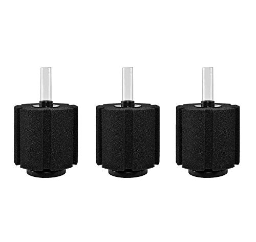 CNZ XY-380 Bio Sponge Filter, 4.5" × 8" Aquarium Air-Driven Filter