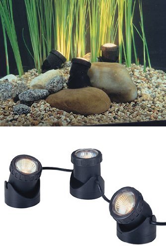 Jebao 30W Halogen Submersible Pond Light, 3-Pack