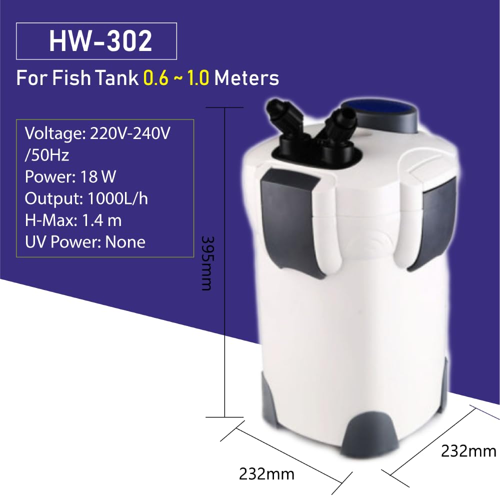 Sunsun HW-302 Aquarium Filter Head - Pump - view 3
