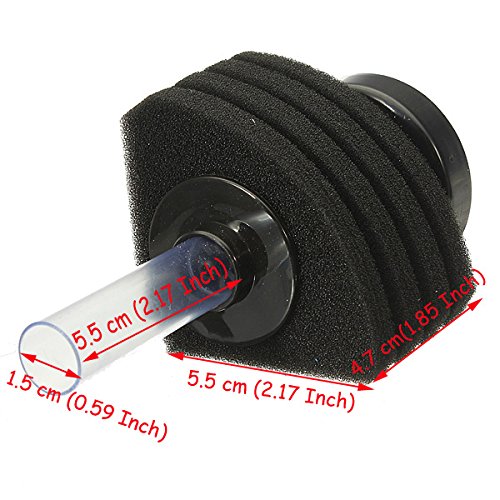 CNZ XY-2890 Corner Filter Air Driven Bio Sponge Up to 15 gallons, 6-pack - view 2