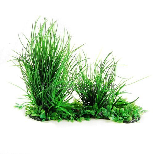 CNZ Aquarium Aquascape Artificial Plastic Plant, 10-inch x 8-inch