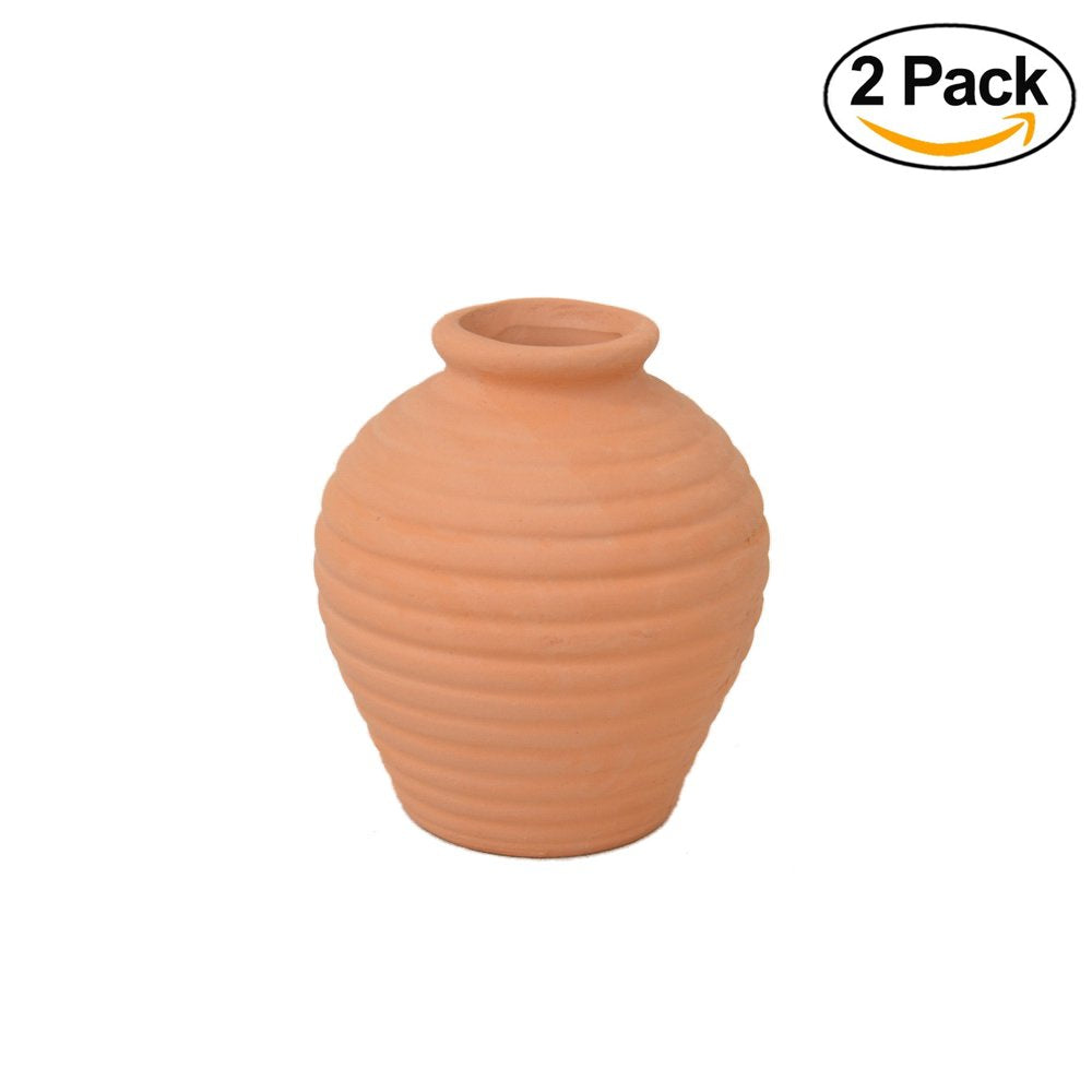 Aquarium Ceramic Pot Shrimp Spawning Cave Breed Shelter Ornament, 2-pack