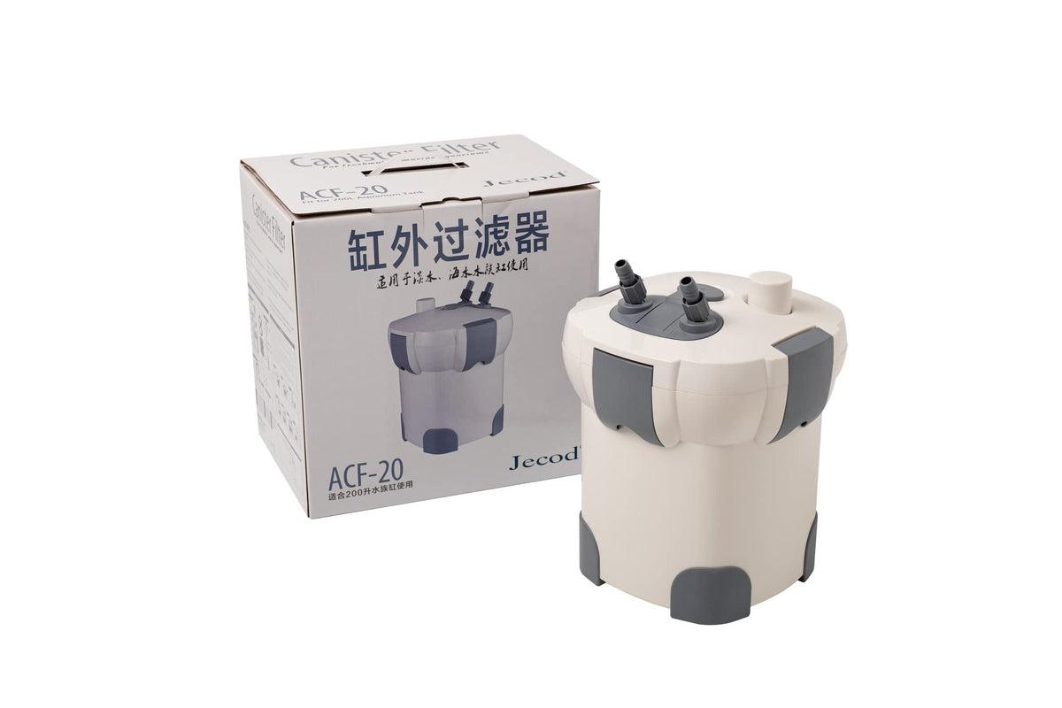 Jebao Canister External Aquarium Filter with Filtration Media