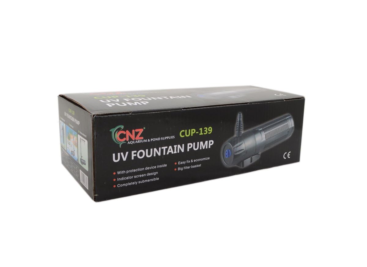 CNZ CUP-139 Submersible Fountain Pump with 13w Clarifier, 265gph - view 7