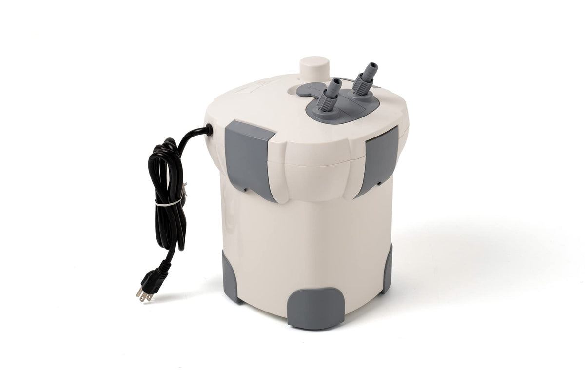 Jebao Canister External Aquarium Filter with Filtration Media (ACF-20, 198GPH) - view 3