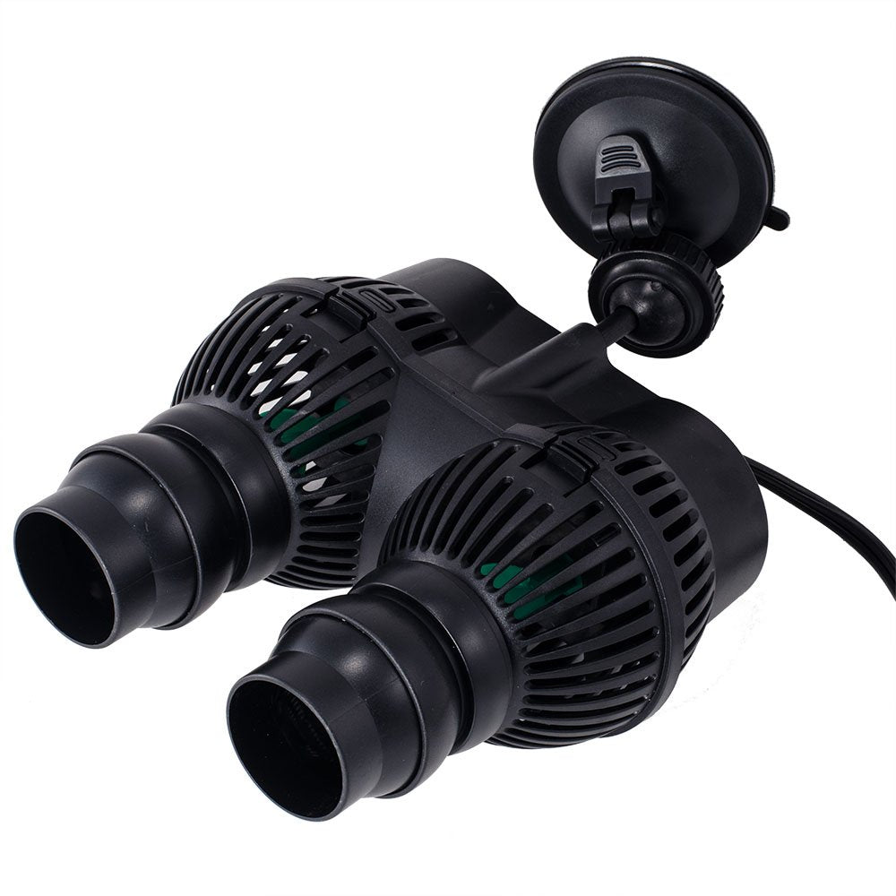 SUNSUN JVP-202 3200 GPH 24W Powerhead Aquarium Circulation Pump Wave Maker Suction Cup Dual Head USA by i-mesh-bean
