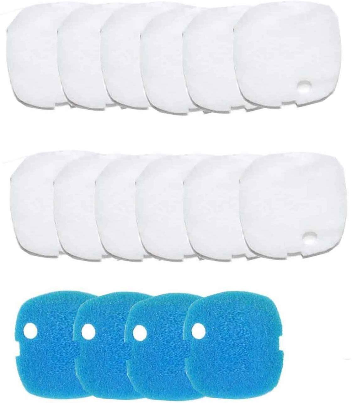 Sun Microsystems SunSun Plus 4 Coarse Fine Filter Pads for Aqua Top CF300 and HW302 Canister Filters, 12 Piece