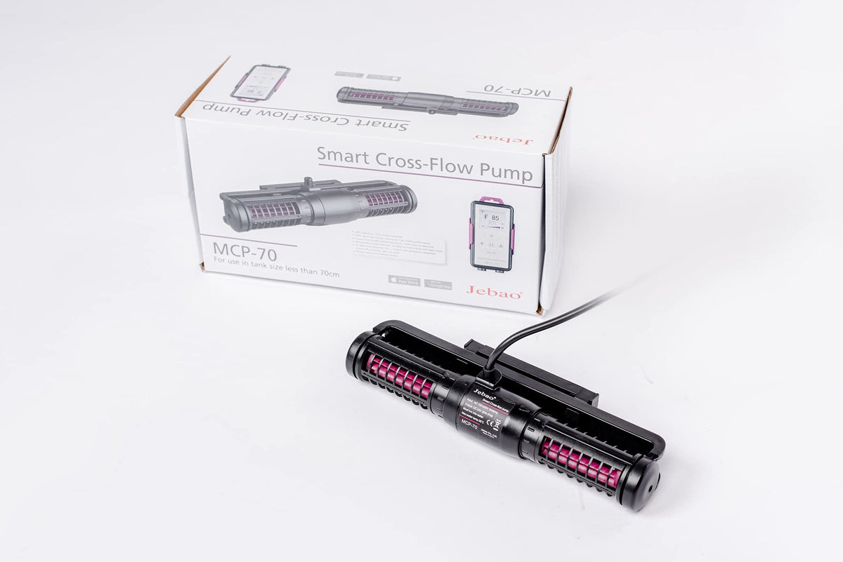 Jebao MCP Smart Cross Flow Pump with LCD Display Controller for Saltwater Tank Magnetic Base