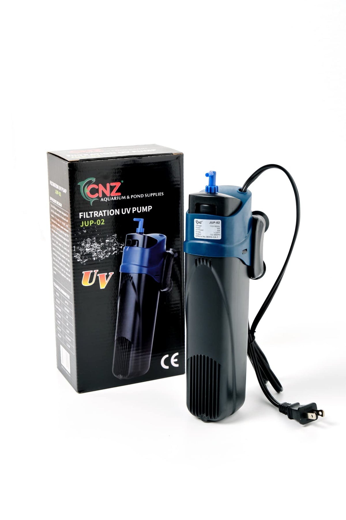 CNZ JUP-02 132 GPH Aquarium Submersible Power Head