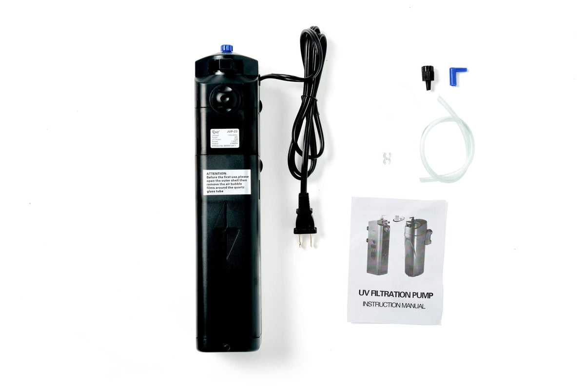 CNZ Aquarium Submersible Power Head with Built-in 13w Sterilizer,Black,JUP23 - view 7