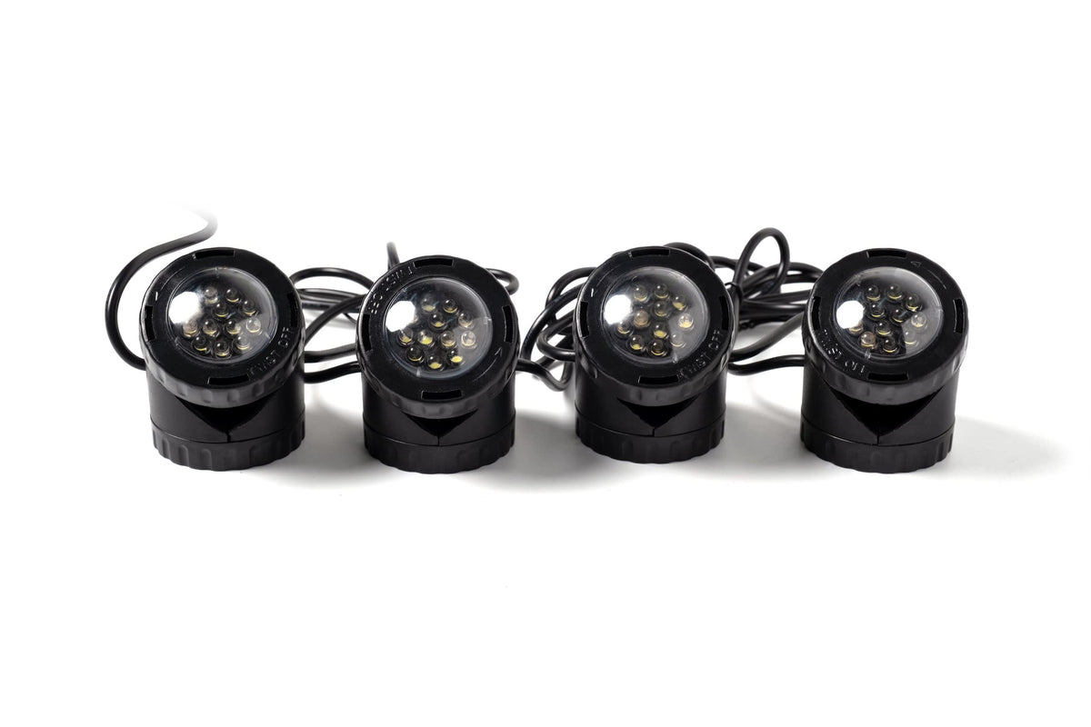 Jebao Fountain Pond Submersible LED Light with Sensor, Set of 4 - view 2