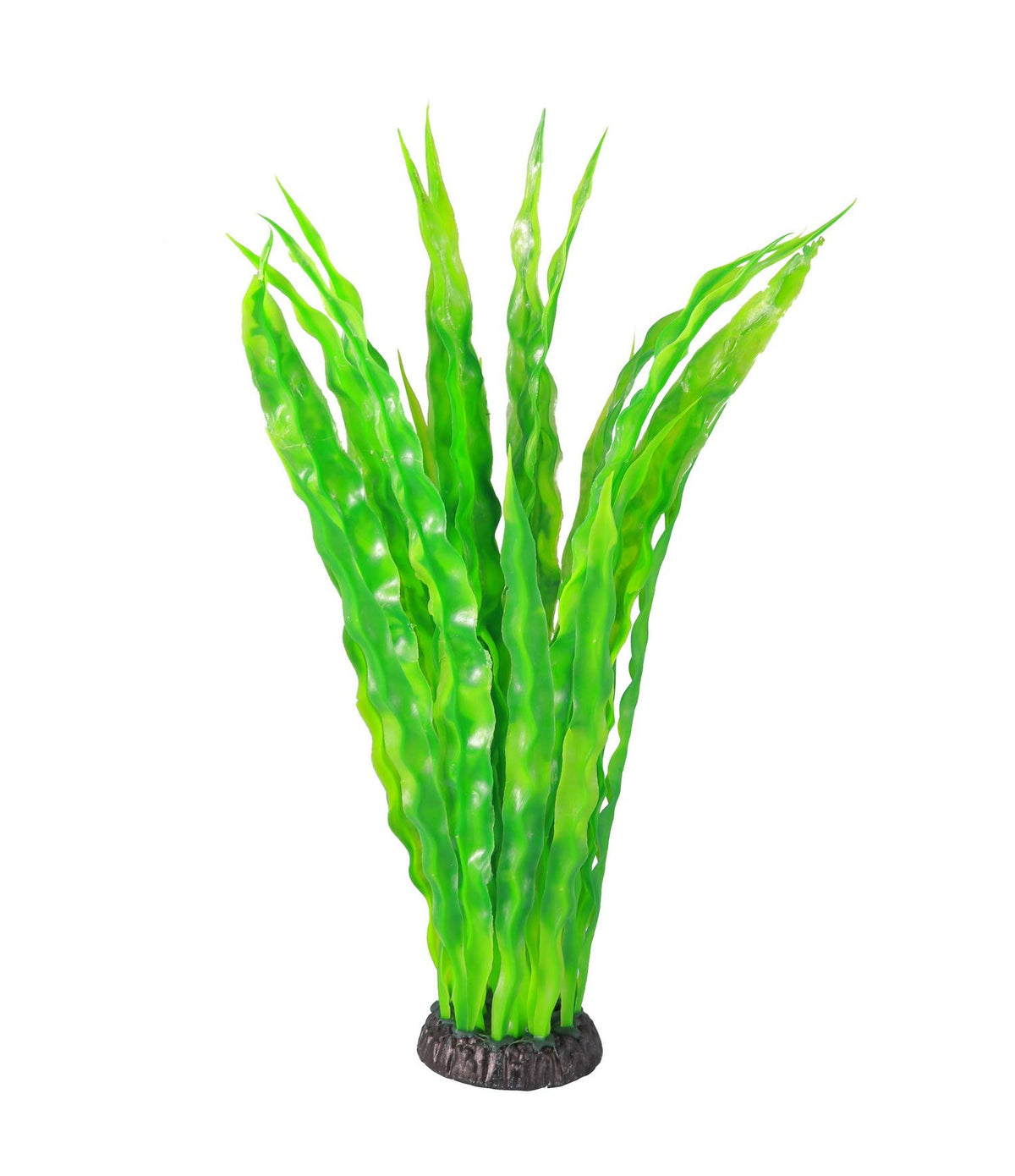 CNZ Aquarium Decor Artificial Plastic Plant Java Fern, Green, 14-inch