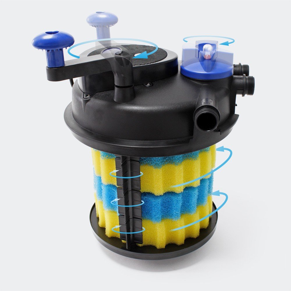 CNZ CPF-2500 Bio Pressure Pond Filter with 13w Clarifier - view 8