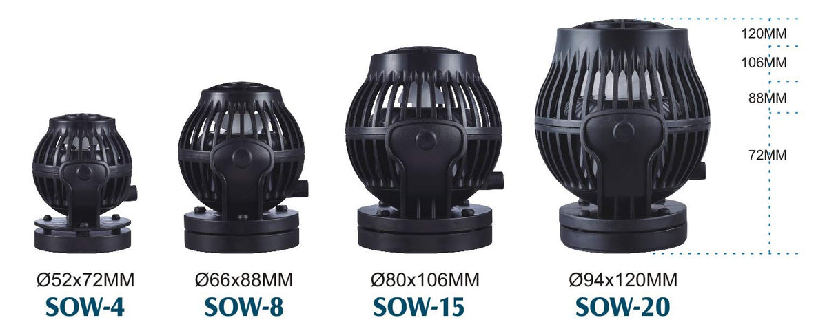 Jebao SOW Wave Maker Flow Pump with Controller for Marine Reef Aquarium - view 9