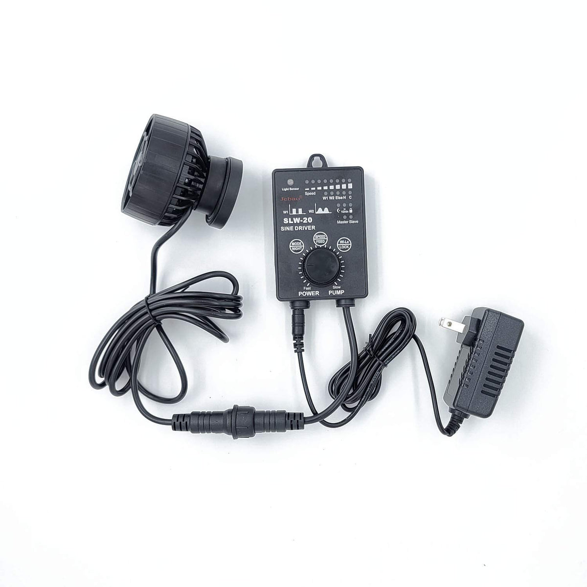 Jebao SLW-20 Aquarium Wavemaker, 2641 GPH