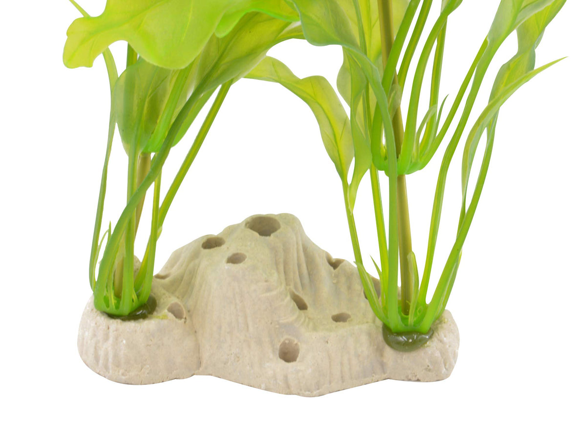 CNZ Aquarium Decor Artificial Plastic Plant, 17.5-inch Java Fern, 2-pack - view 3