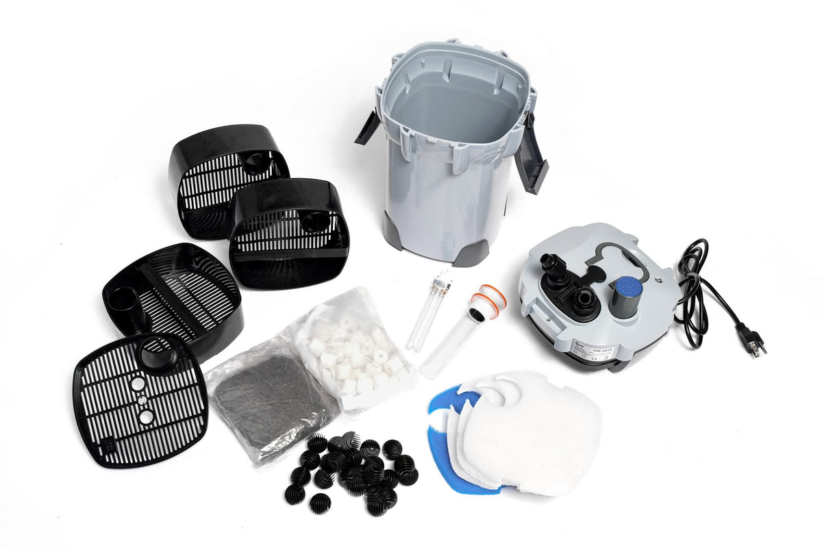 CNZ HW-404B Canister Aquarium Filter, 525GPH - view 6