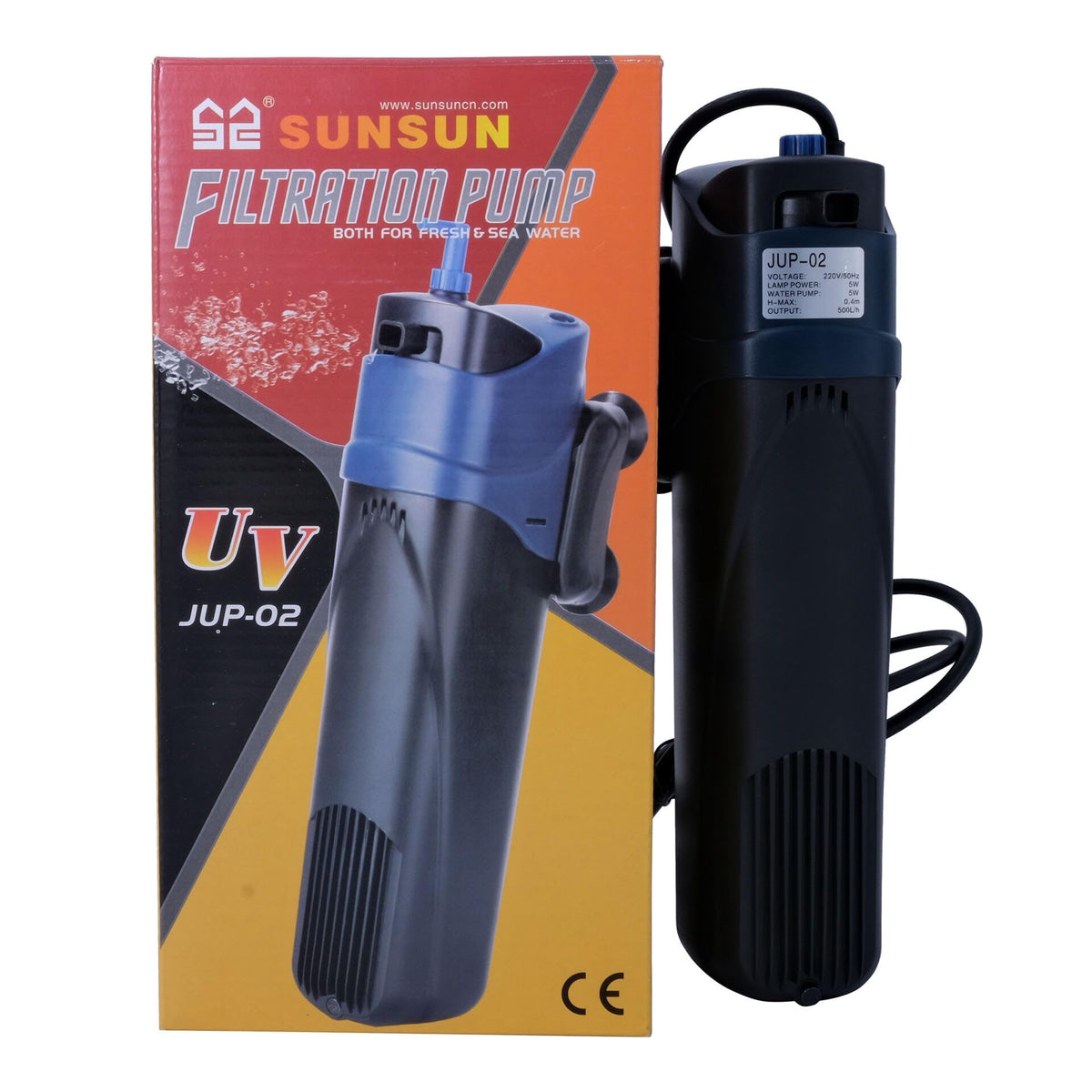 SUNSUN JUP-02 Aquarium Submersible Power Head with 5w Sterilizer