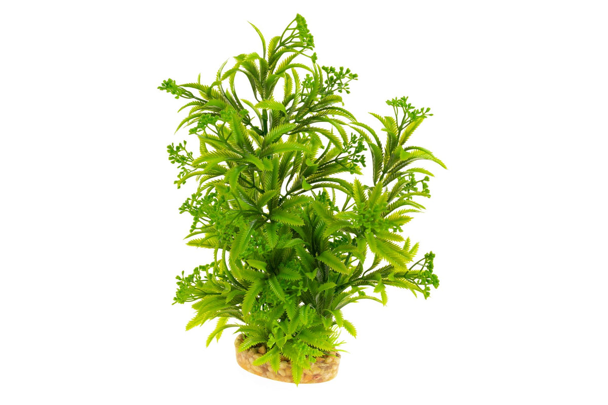 CNZ® Aquarium Decor Fish Tank Decoration Ornament Artificial Plastic Plant Green 11.8-inch, 2-pack - view 3