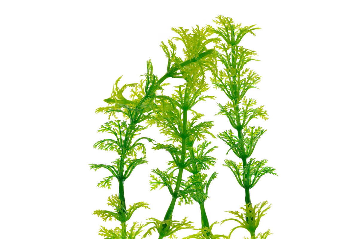 CNZ Aquarium Decor Fish Tank Decoration Ornament Artificial Plastic Plant Green (12-inch Green, 9pcs) - view 4
