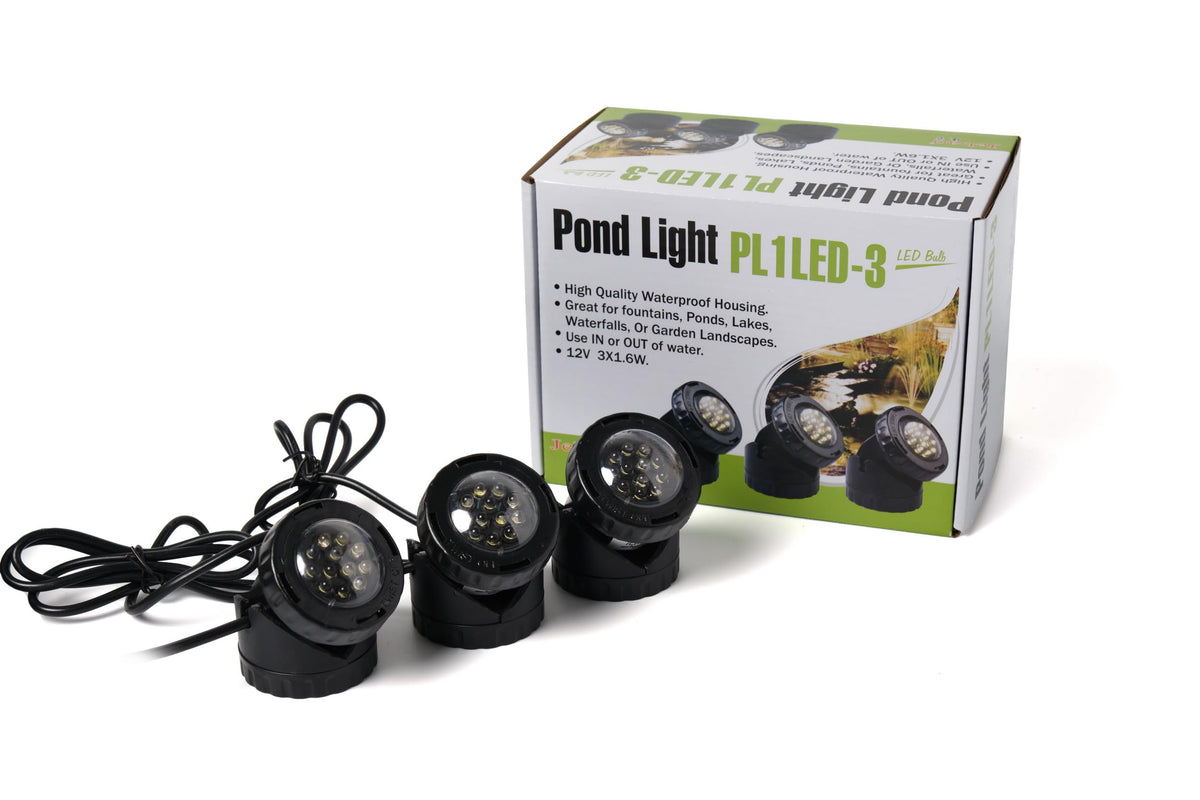 Jebao LED-3 Submersible LED Pond Light with Photocell Sensor