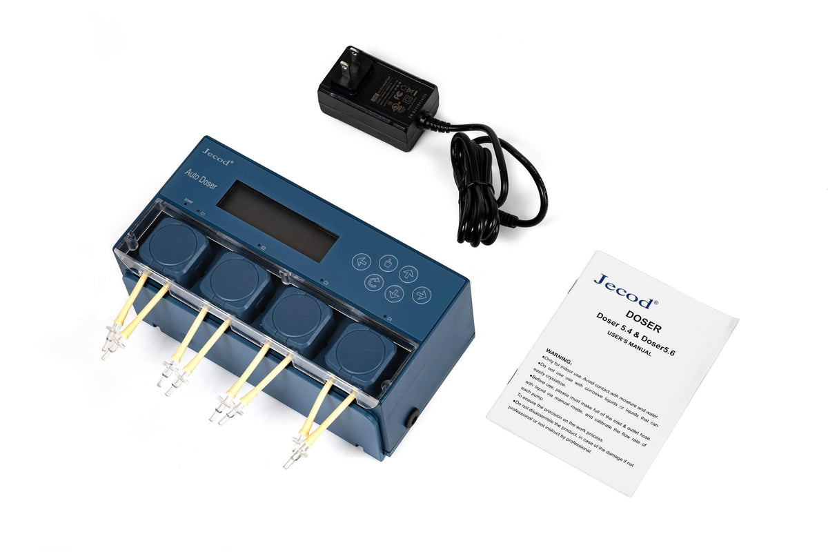 Jecod Jebao Doser 5.4 Bluetooth Aquarium Dosing Pump, 4-Channel — Refurbished