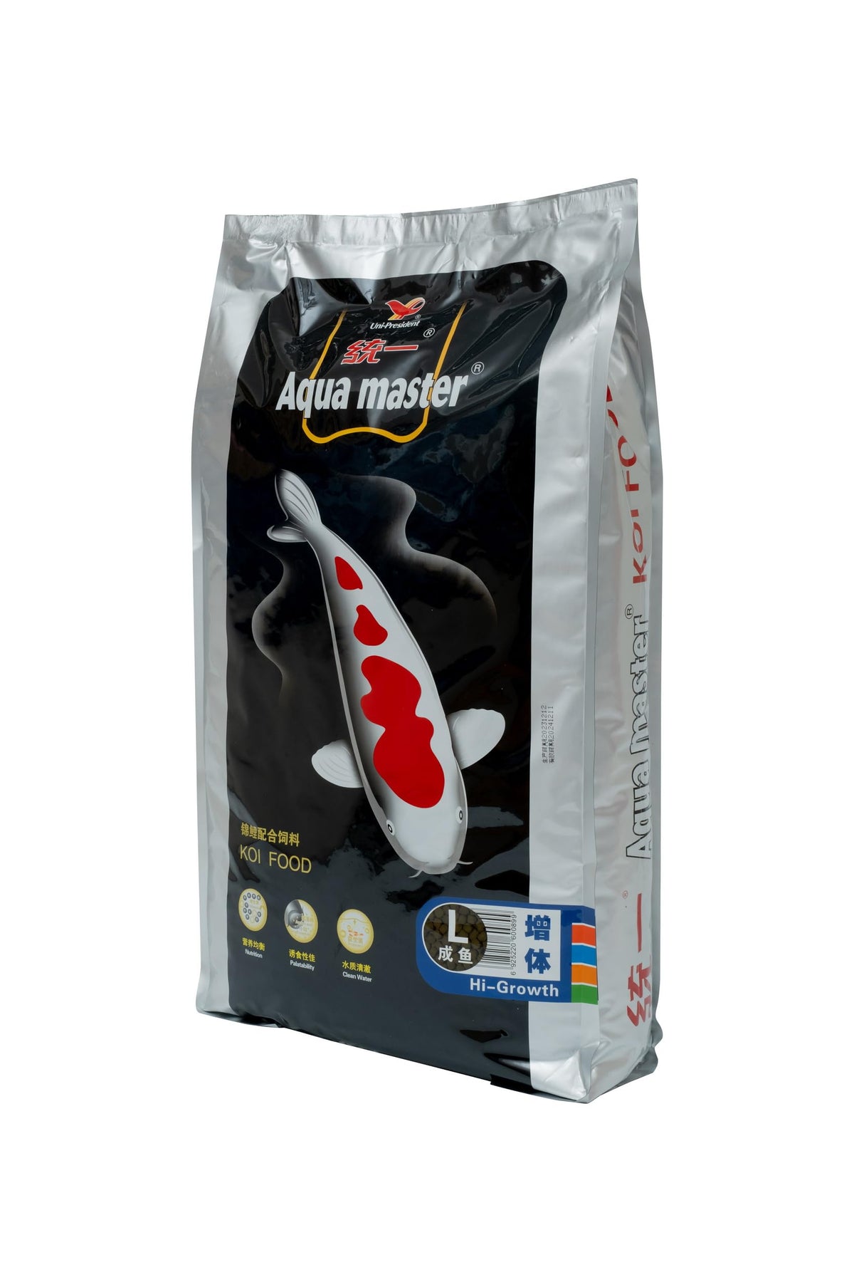 Aqua Master Hi-Growth Koi Fish Food 22-Pound, Large