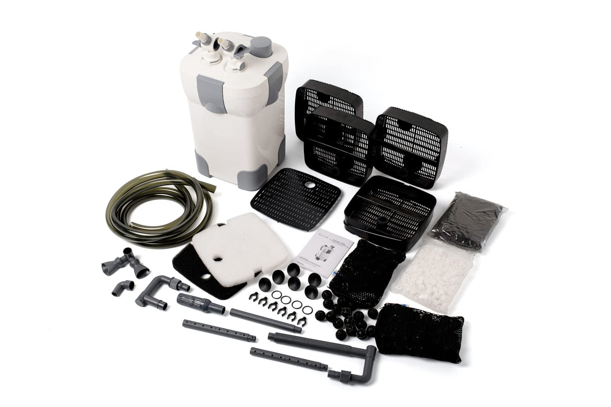Jebao Canister External Aquarium Filter with Filtration Media - view 11