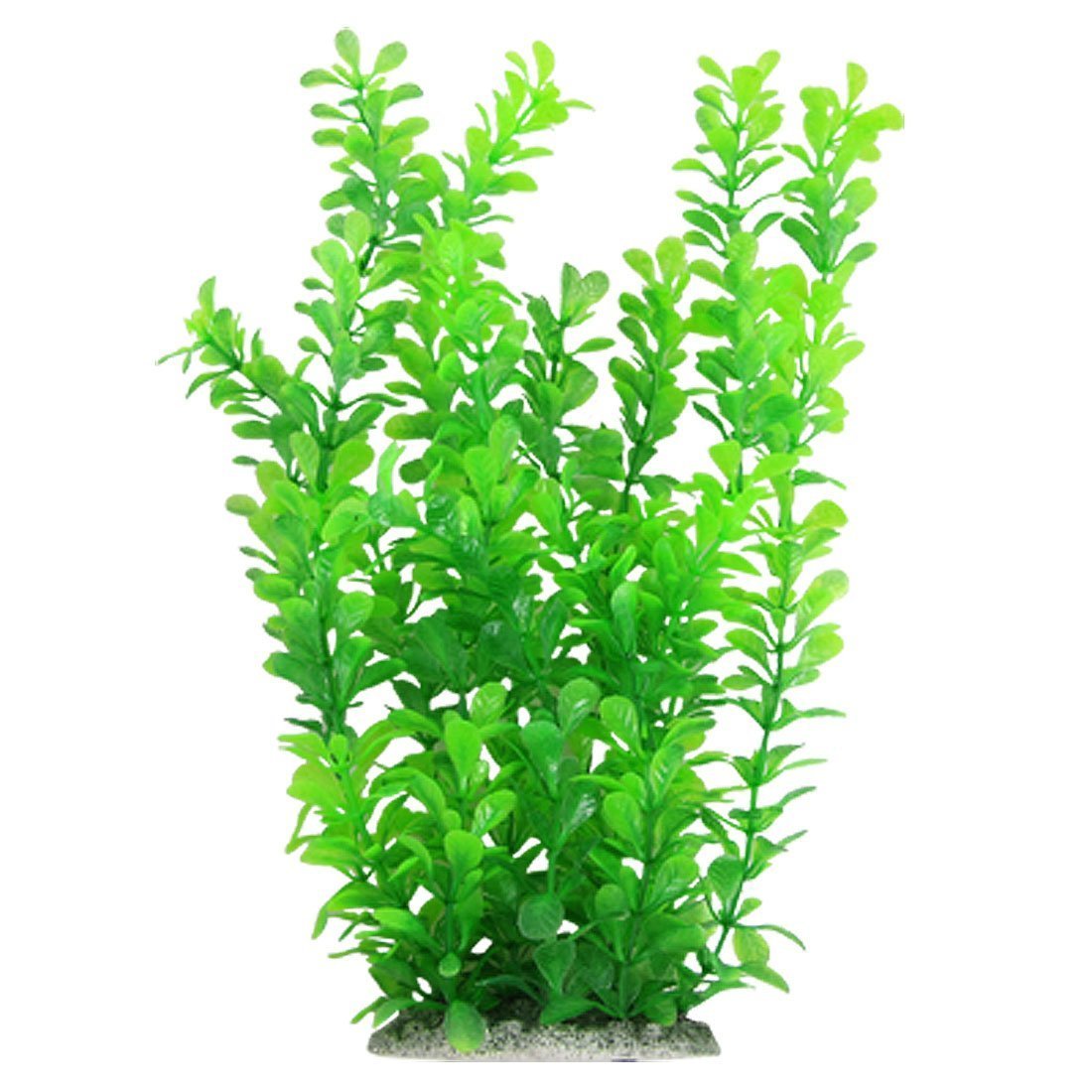 CNZ 10-Inch Artificial Aquarium Plant, Green Plastic Fish Tank Decoration
