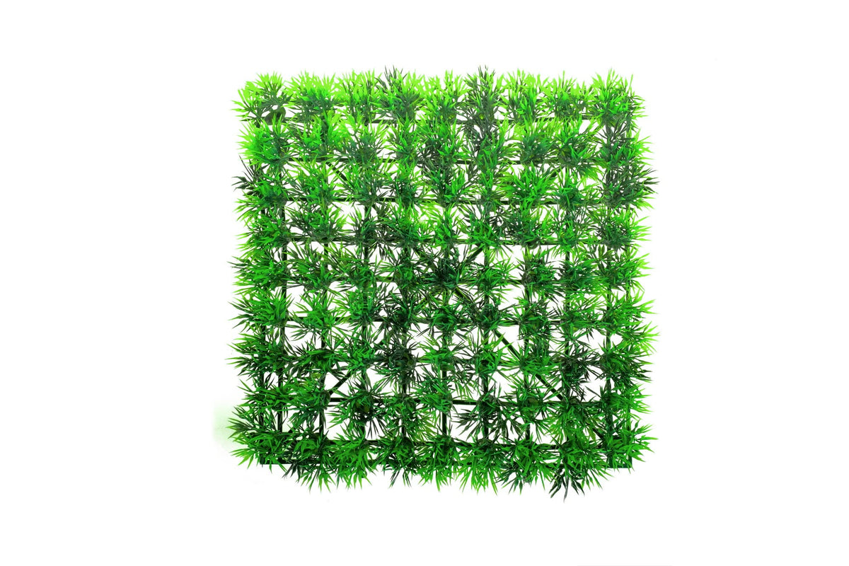 CNZ 9" x 9" Artificial Aquarium Plant Mat, Green - view 3