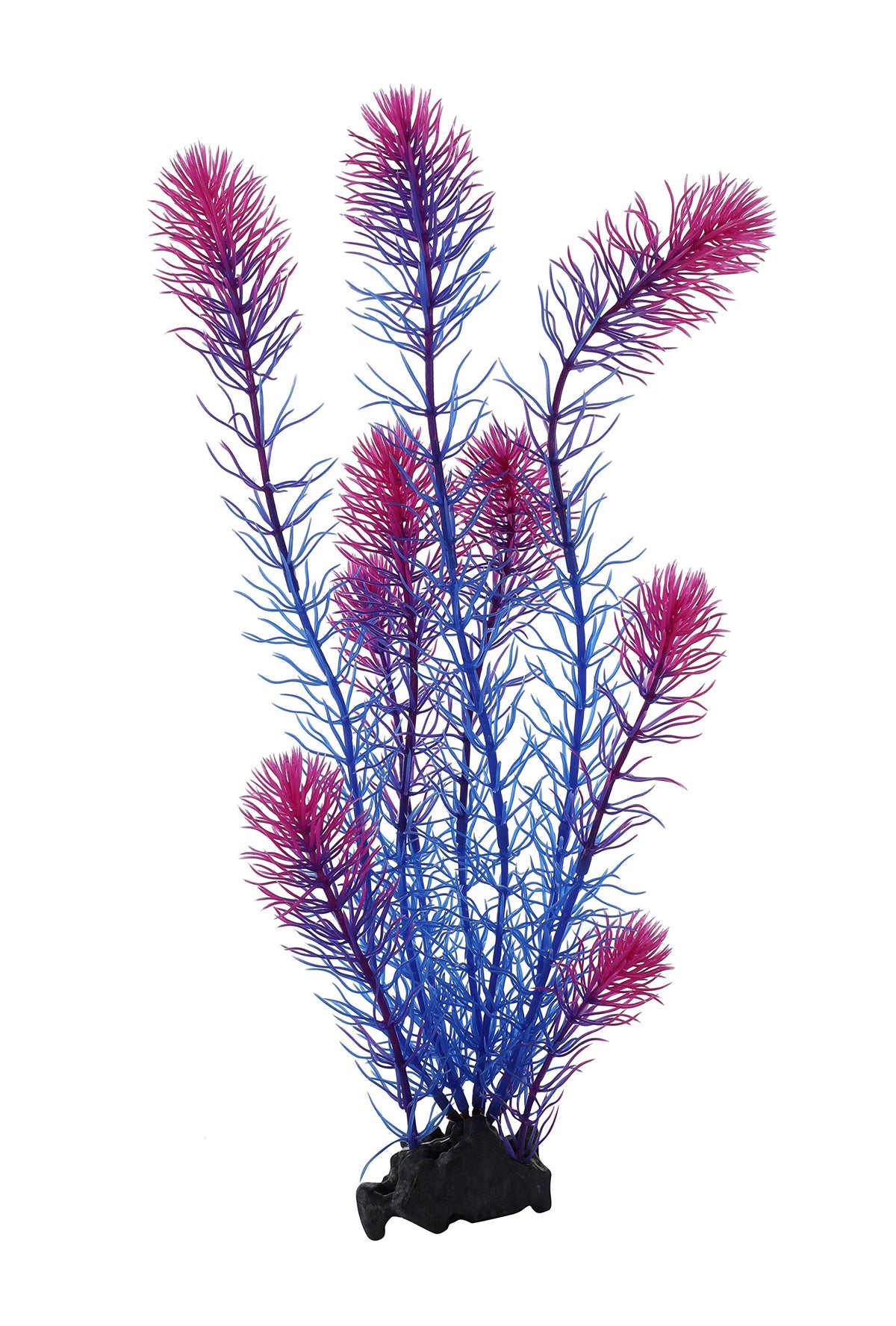 CNZ Aquarium Decor Artificial Plastic Plant 14-inch Green & Purple - view 3
