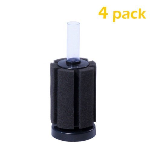 Aquarium Bio Cylinder Nano Breeding Sponge Filter 2" x 6", Set of 4 - view 2