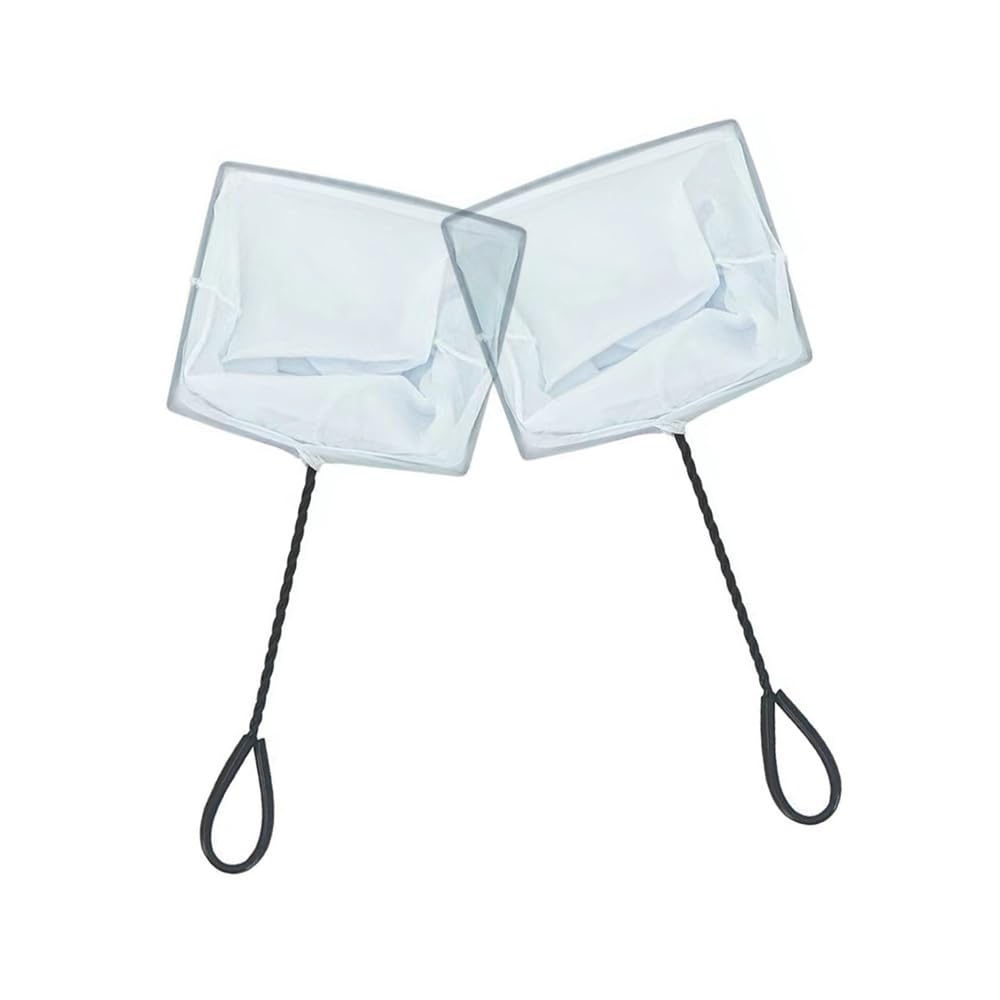 CNZ 10" Aquarium Fish Net with Long Handle, 2-pack