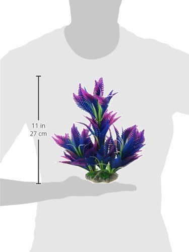 CNZ Aquarium Decor Fish Tank Ornament Artificial Plastic Plant 10-inch - view 2