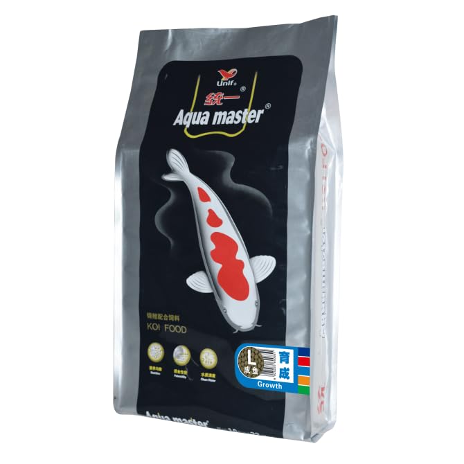 Aqua Master Koi Growth Fish Food, Large Pellet, 22-pound