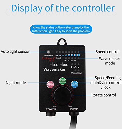 Jebao OW-25 Aquarium Wavemaker, 185-2,245 GPH - view 4