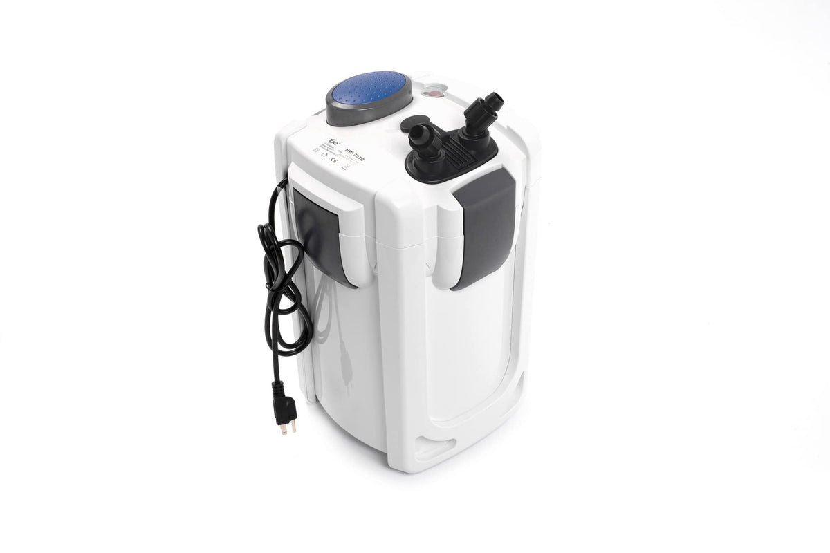 CNZ HW-703B 370GPH Canister Aquarium Filter with Meida Kits, White - view 2