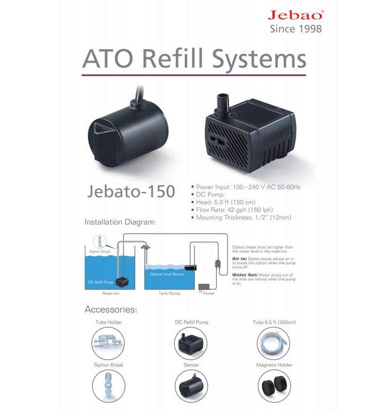 Jecod Jebao Jebato-150 Smart Aquarium ATO Refill System - view 5
