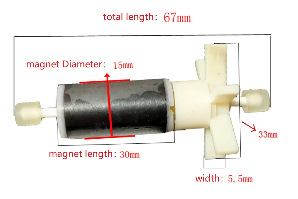 Replacement Impeller for SUNSUN Aquarium Canister Filter (HW302/HW402B) - view 3