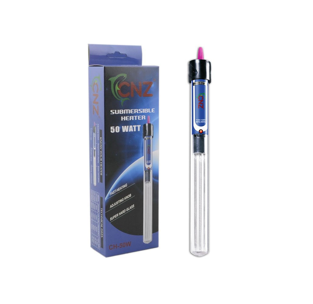 CNZ Aquarium Quartz Glass Submersible Heaters - view 5
