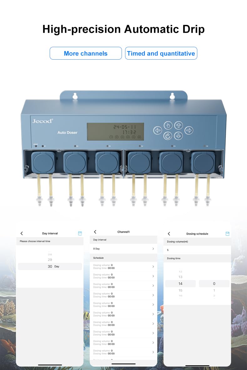 Jecod Jebao Doser 5.6 Bluetooth 6-Channel Auto Dosing Pump - view 8