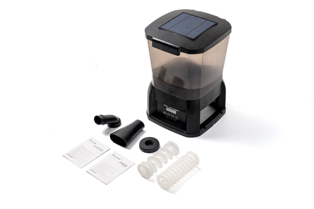 Jebao AFD-10 Solar Automatic Pond Fish Feeder Pellet Dispenser, 10-liter - view 6