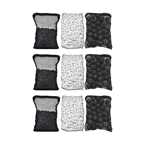 CNZ Aquarium Filter Media Kits, Triple Pack