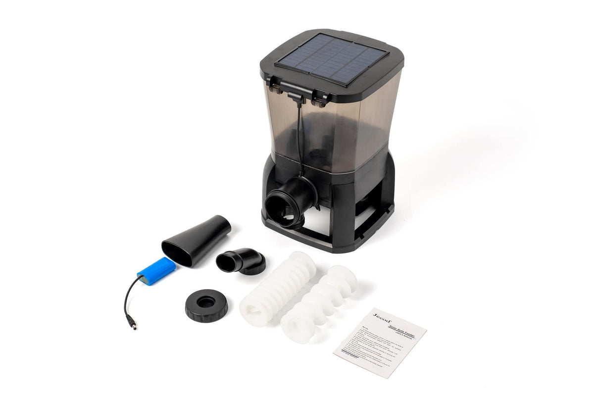 Jebao AFD-6 Solar Automatic Pond Fish Feeder, 6L Food Capacity - view 6