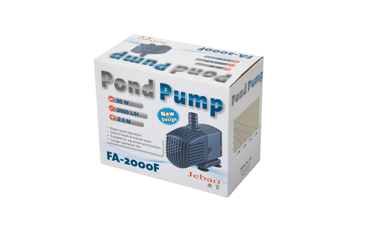 Jebao Submersible Fountain Pump for Hydroponics, Aquaponics, Waterfall, Fish Pond - view 6