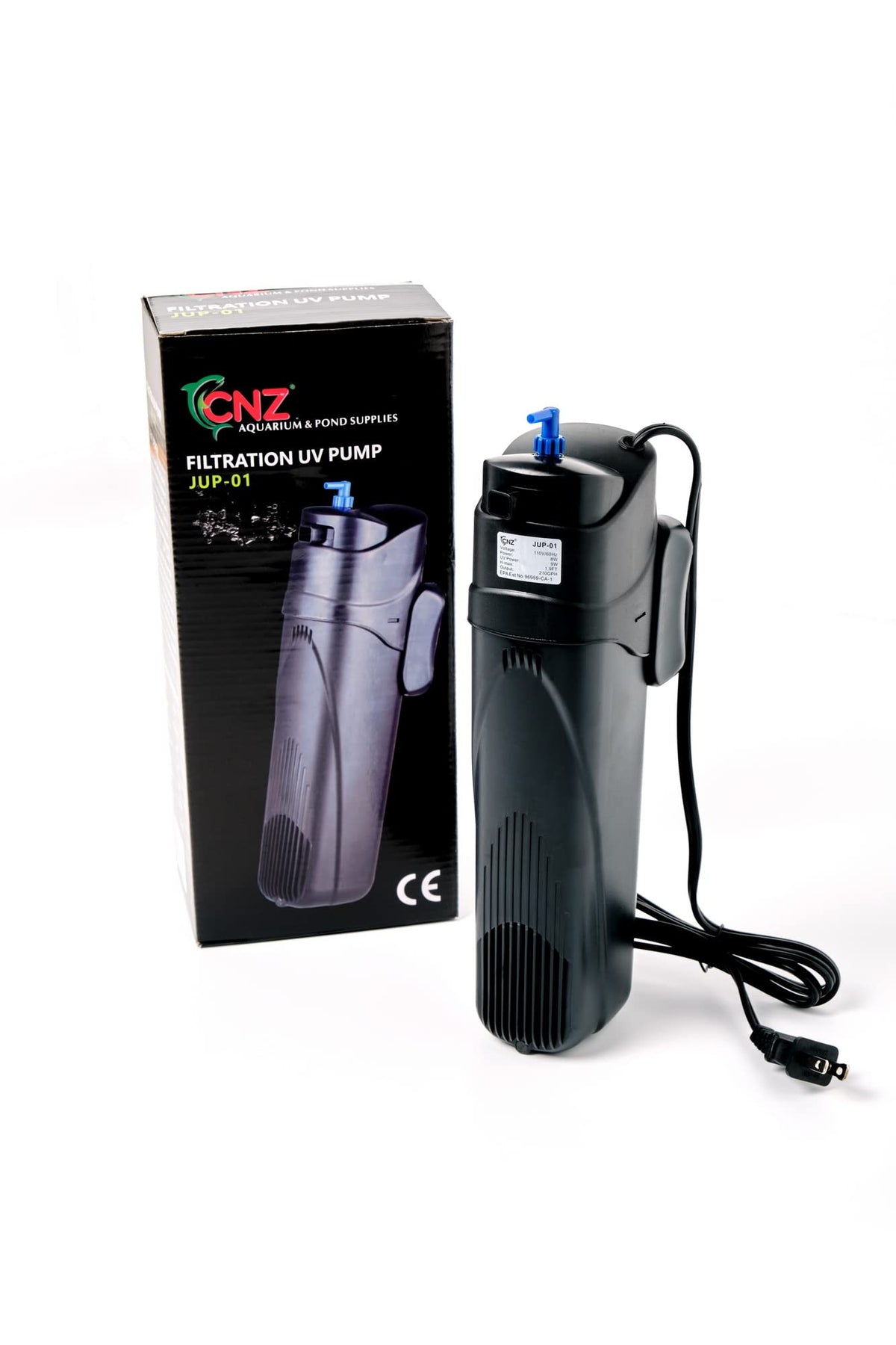 CNZ JUP-01 Aquarium Submersible Pump with Built-in 9w Sterilizer