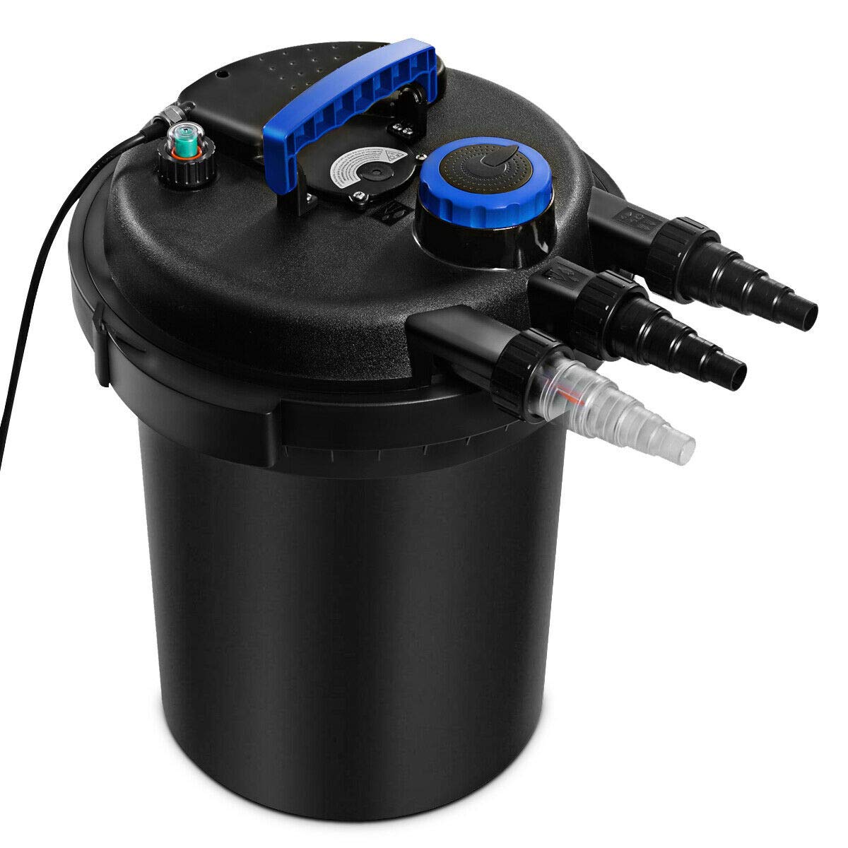 CNZ CPF-250 Pressure Bio Pond Filter with 13W Clarifier