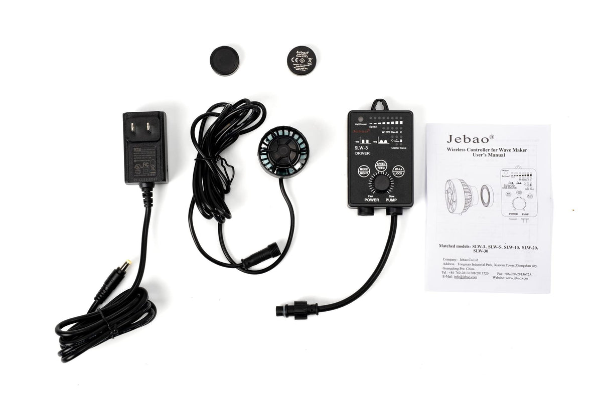 Jebao SLW-3 Aquarium Wavemaker, 660 GPH Sine Wave Flow Pump with Controller - view 6