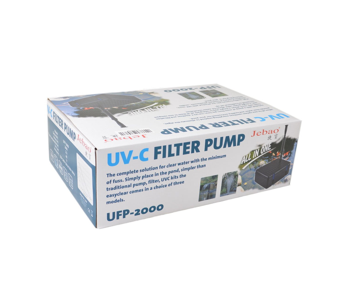 Jebao UFP-2000 Pond Filter System, 13W UV Clarifier, 530 GPH Pump - view 2